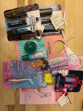 Lip Smacker & Assorted Kids Lip Glosses and Balms - Pink, Teal, Purple, Silver